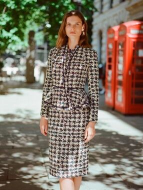 The Fold Tweed Skirt